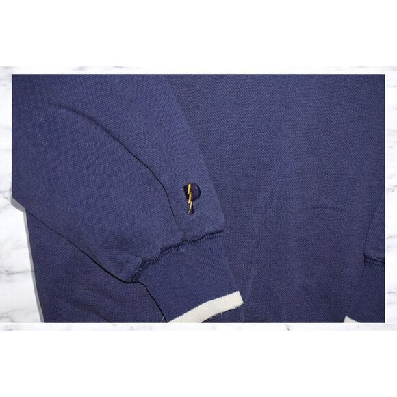 Vintage Notre Dame Pro Player Quarter Zip Sweatshirt – Size Medium Classic navy - Picture 9 of 16